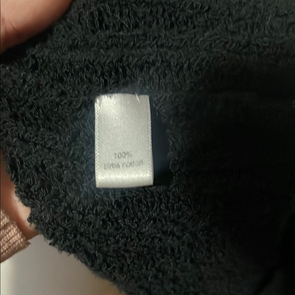 Peruvian Connection Elegant Black Women's Cardigan Drapey Bell Sleeve Sweater - Picture 4 of 6